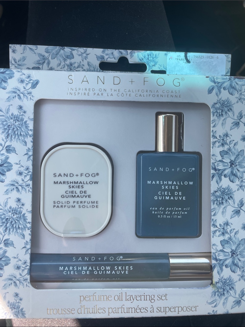 Marshmallow Skies Perfume Oil Layering Set - Blue sand and fog